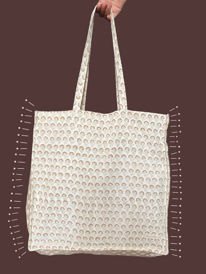 Humraha Tote- Ivory Tan