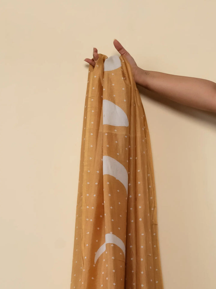 Taara Mustard- Silk Dupatta