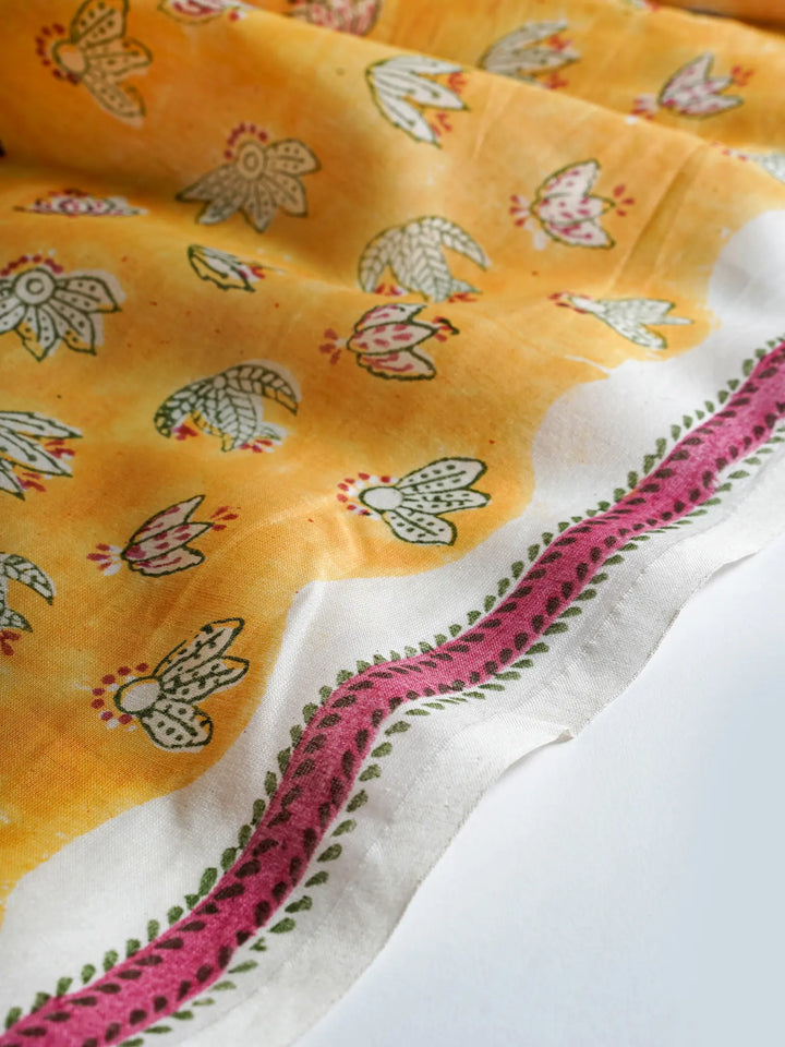 Baari Sunshine- Heavy Chanderi Fabric